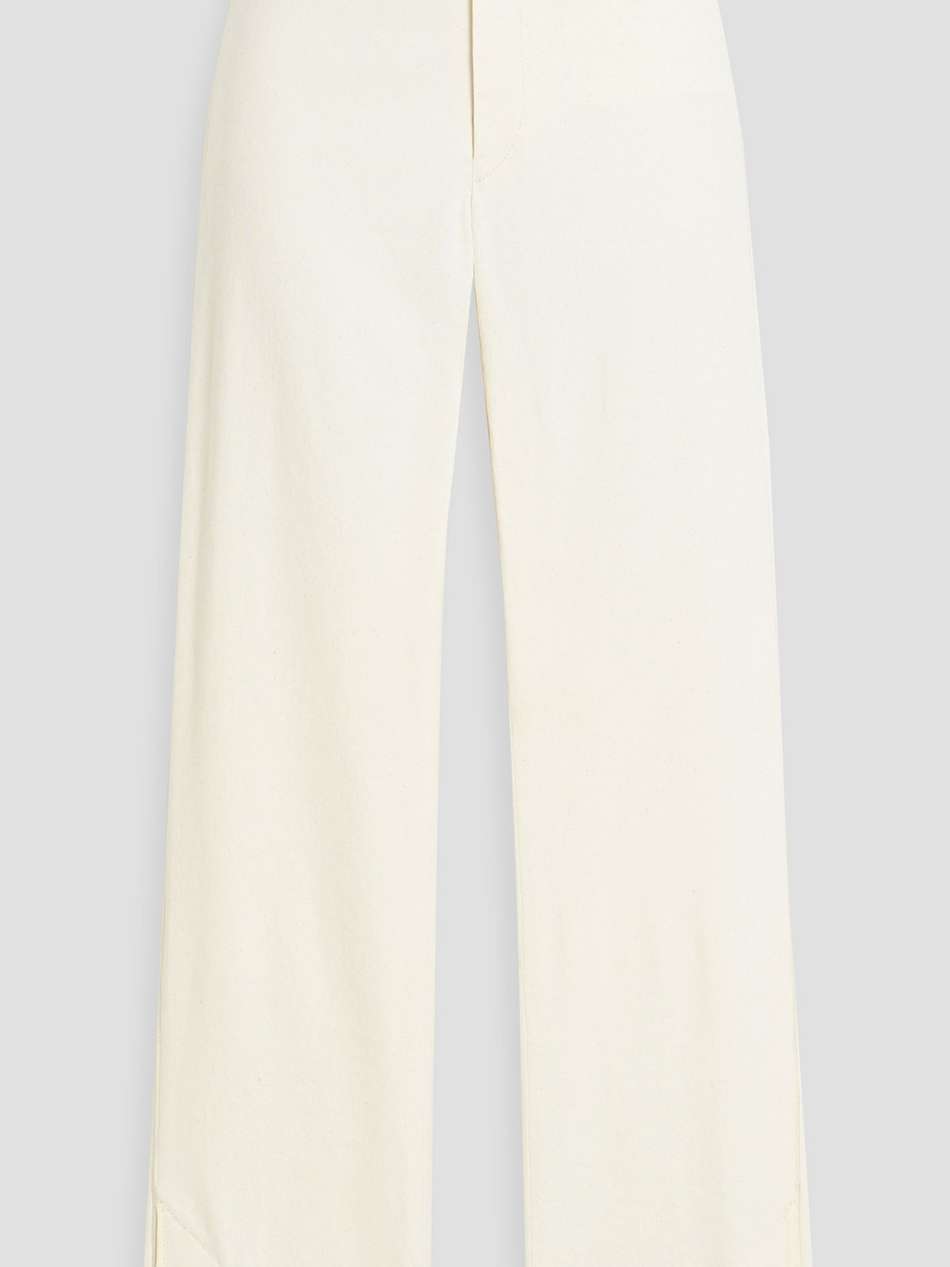 lovida cotton-blend slim-leg pants