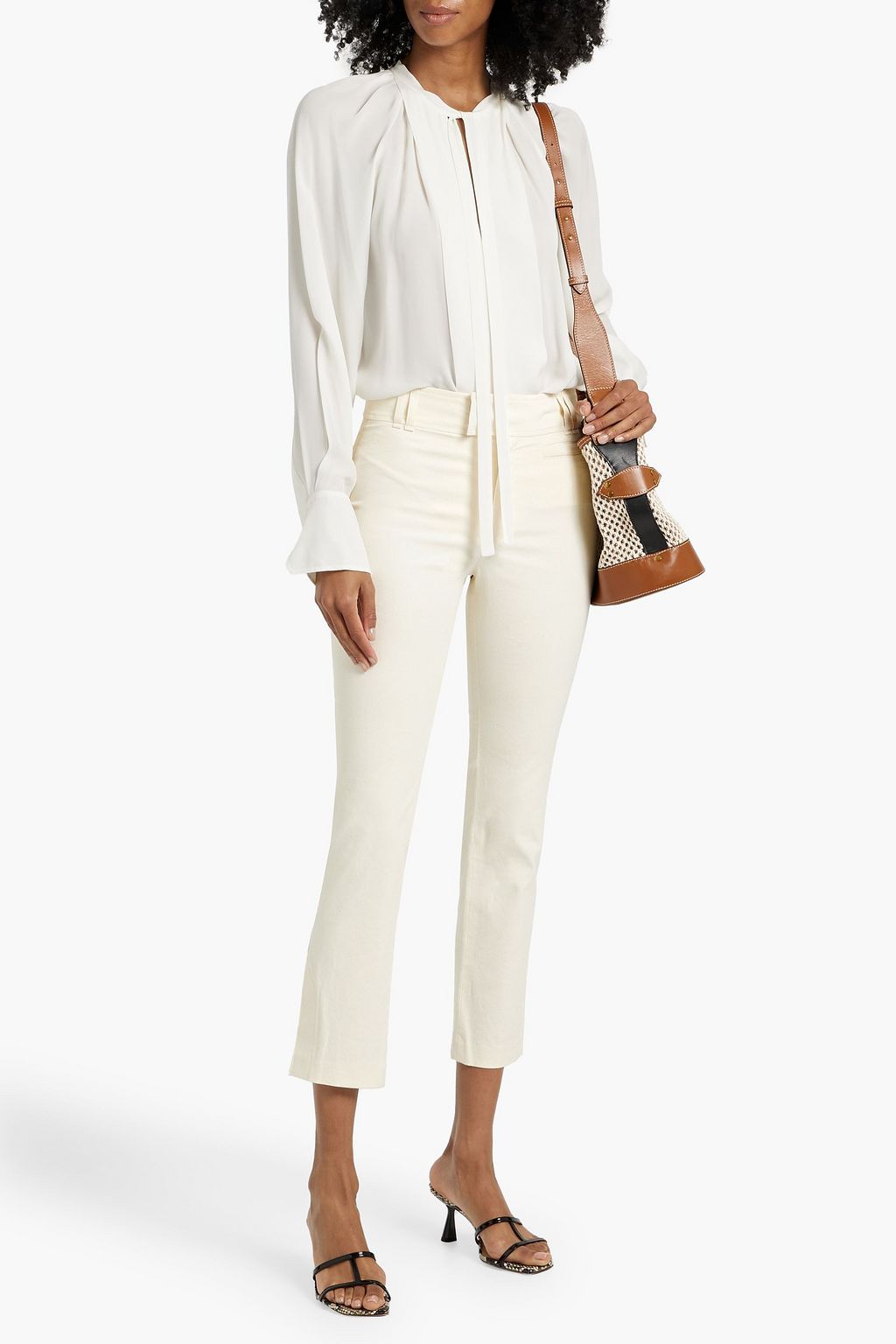 ISABEL MARANT Lovida cotton-blend slim-leg pants