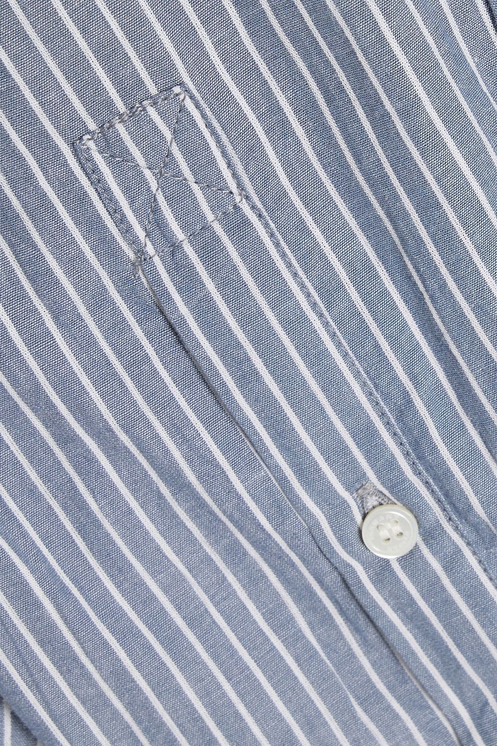MARANT ÉTOILE Seen striped cotton shirt dress
