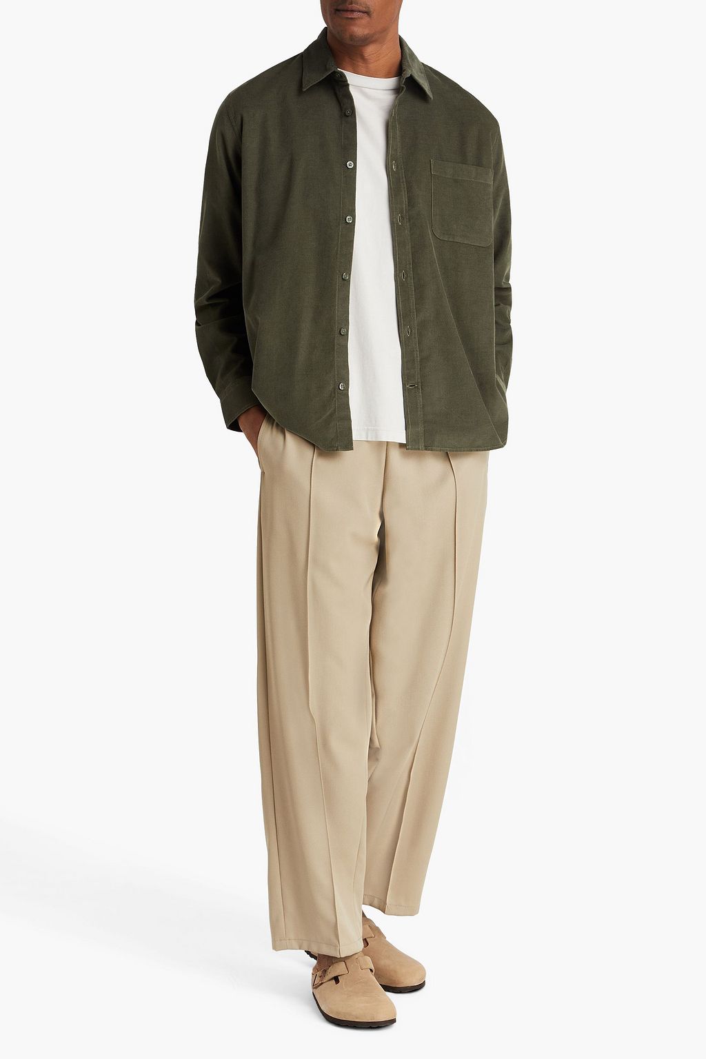 FRESCOBOL CARIOCA Telles cotton-corduroy shirt
