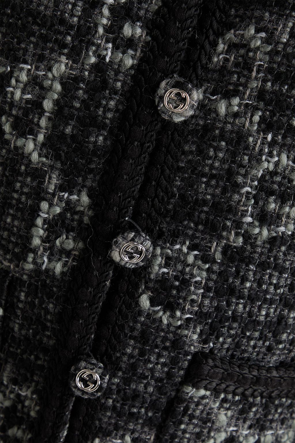 GUCCI Wool and cotton-blend tweed jacket