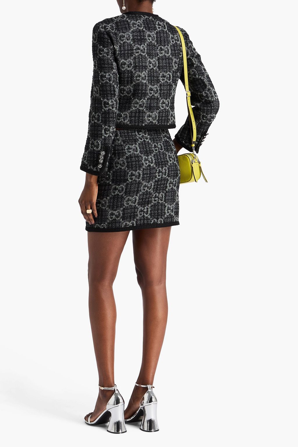 GUCCI Wool and cotton-blend tweed jacket