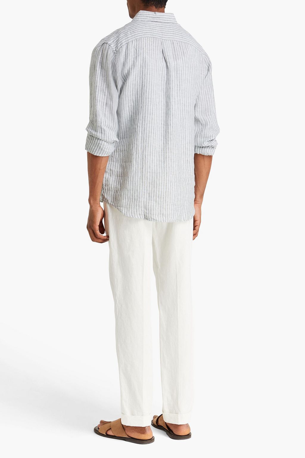 FRESCOBOL CARIOCA Telles striped linen shirt