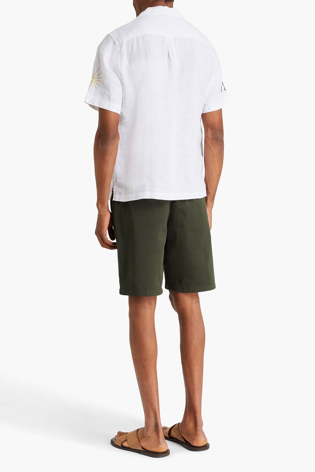 FRESCOBOL CARIOCA Alves embroidered linen shirt