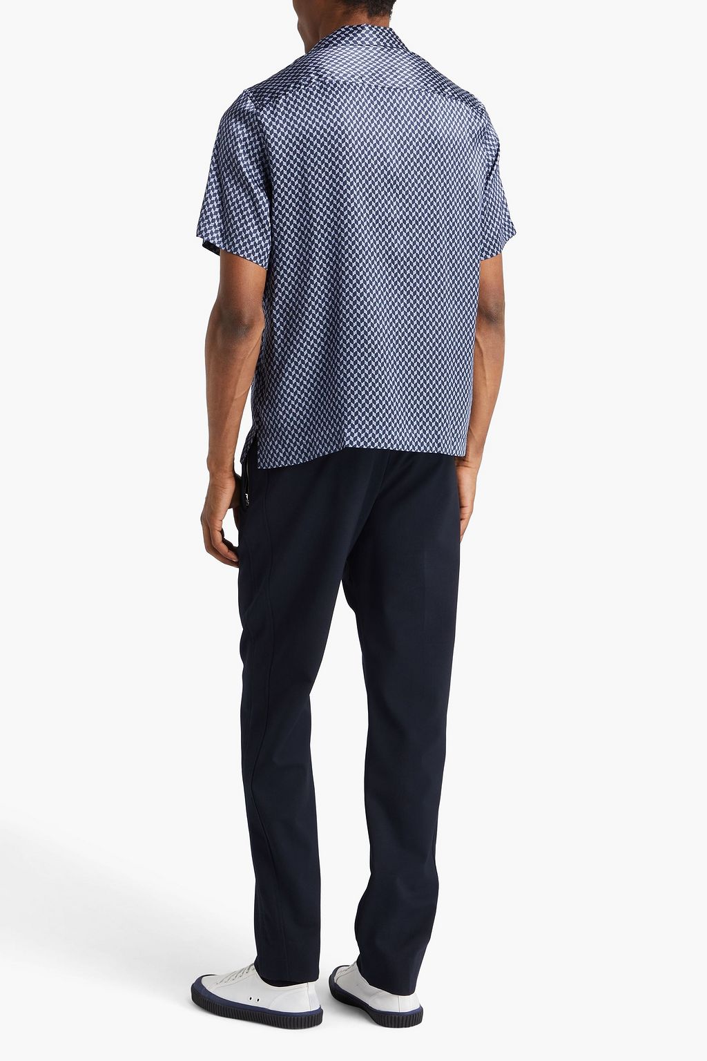 FRESCOBOL CARIOCA Roberto printed silk-satin shirt