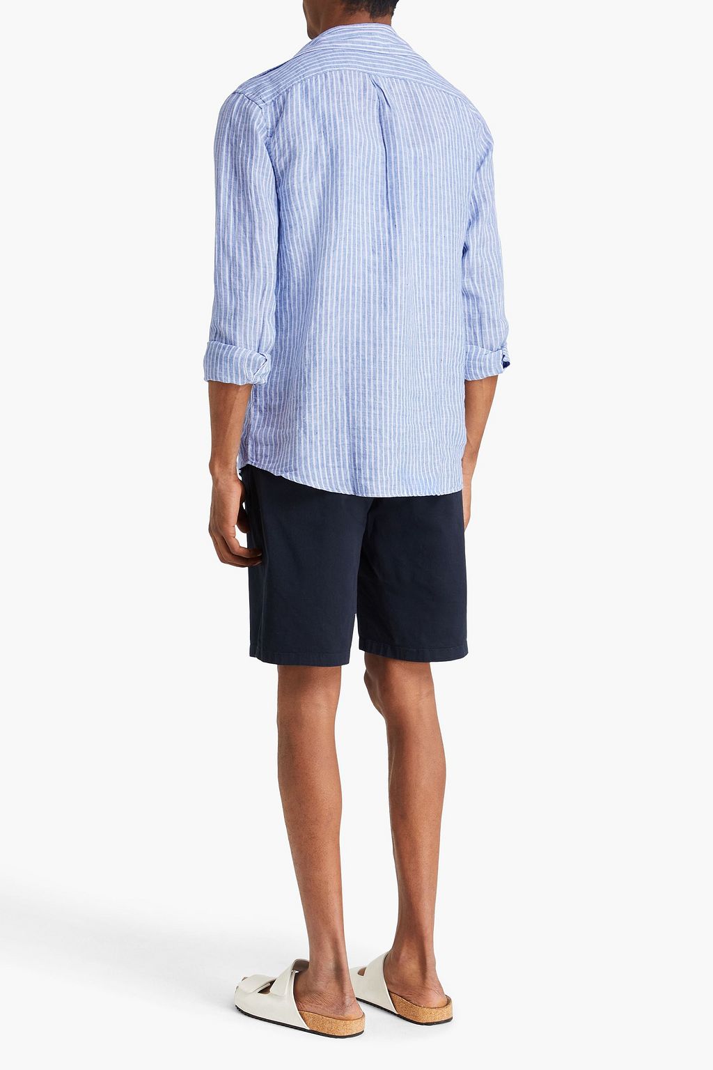 FRESCOBOL CARIOCA Telles striped linen shirt