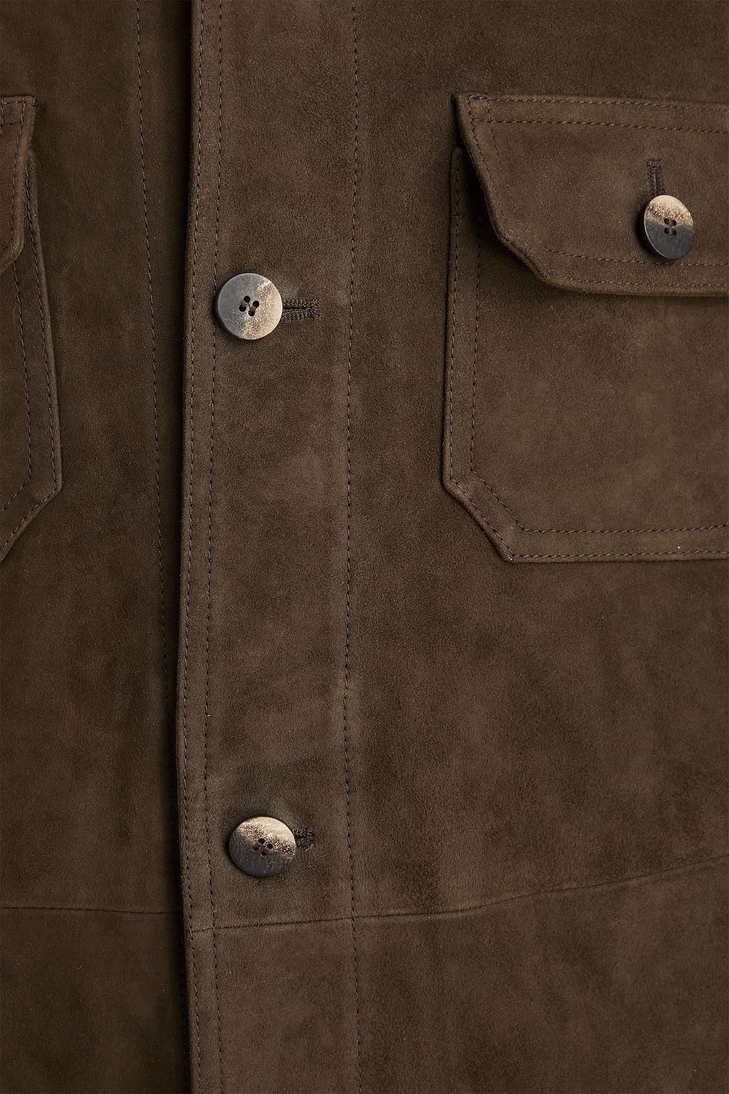 FRESCOBOL CARIOCA Ravi suede overshirt