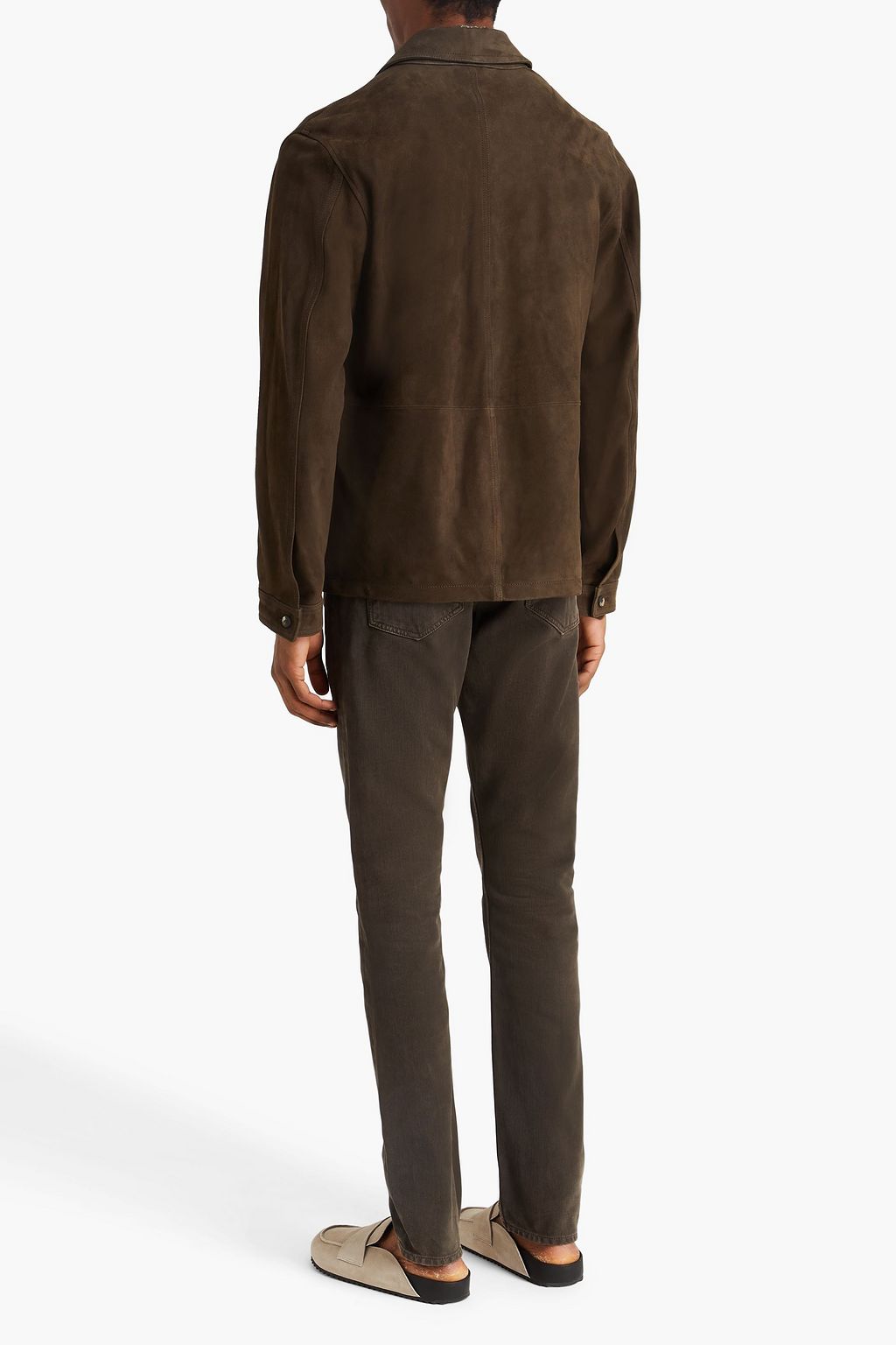FRESCOBOL CARIOCA Ravi suede overshirt