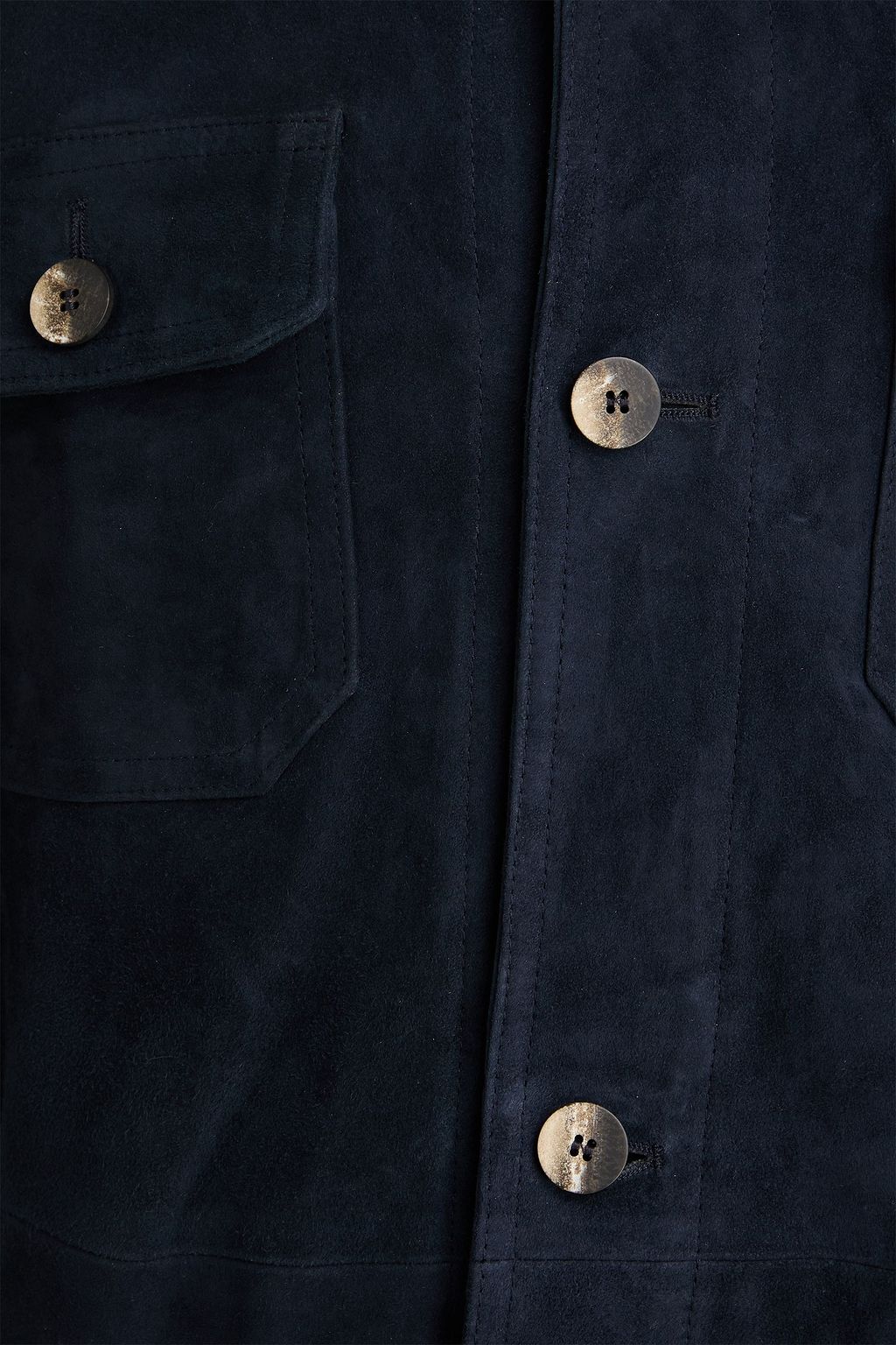 FRESCOBOL CARIOCA Ravi suede overshirt