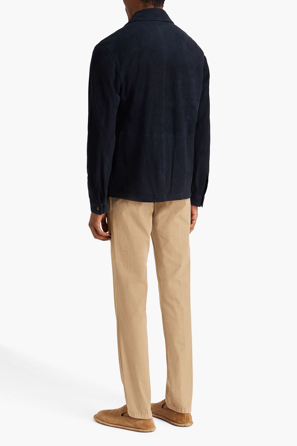 FRESCOBOL CARIOCA Ravi suede overshirt