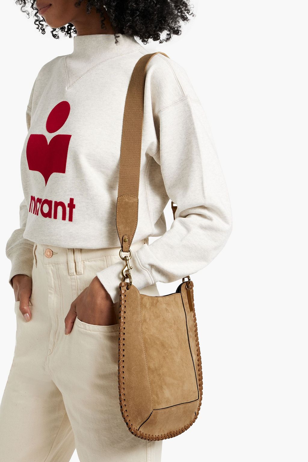 ISABEL MARANT Oskan suede shoulder bag