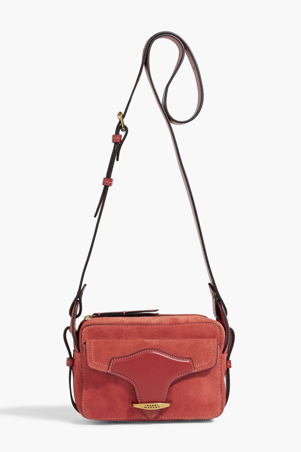 Isabel Marant Wasy Suede And Leather Shoulder Bag