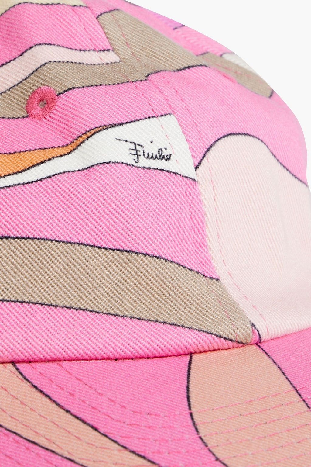 PUCCI Printed cotton-twill baseball cap