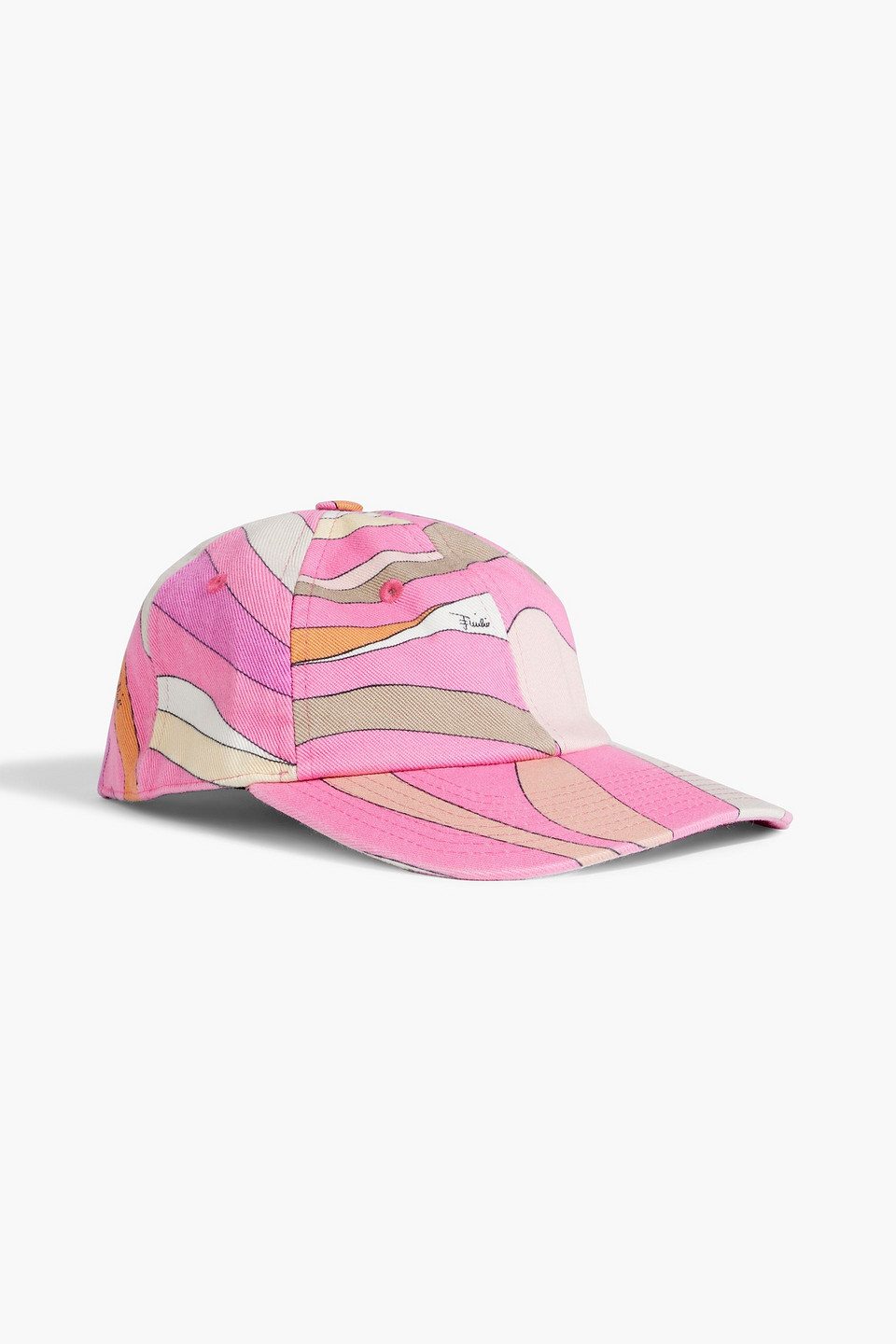 Printed cotton-twill baseball cap