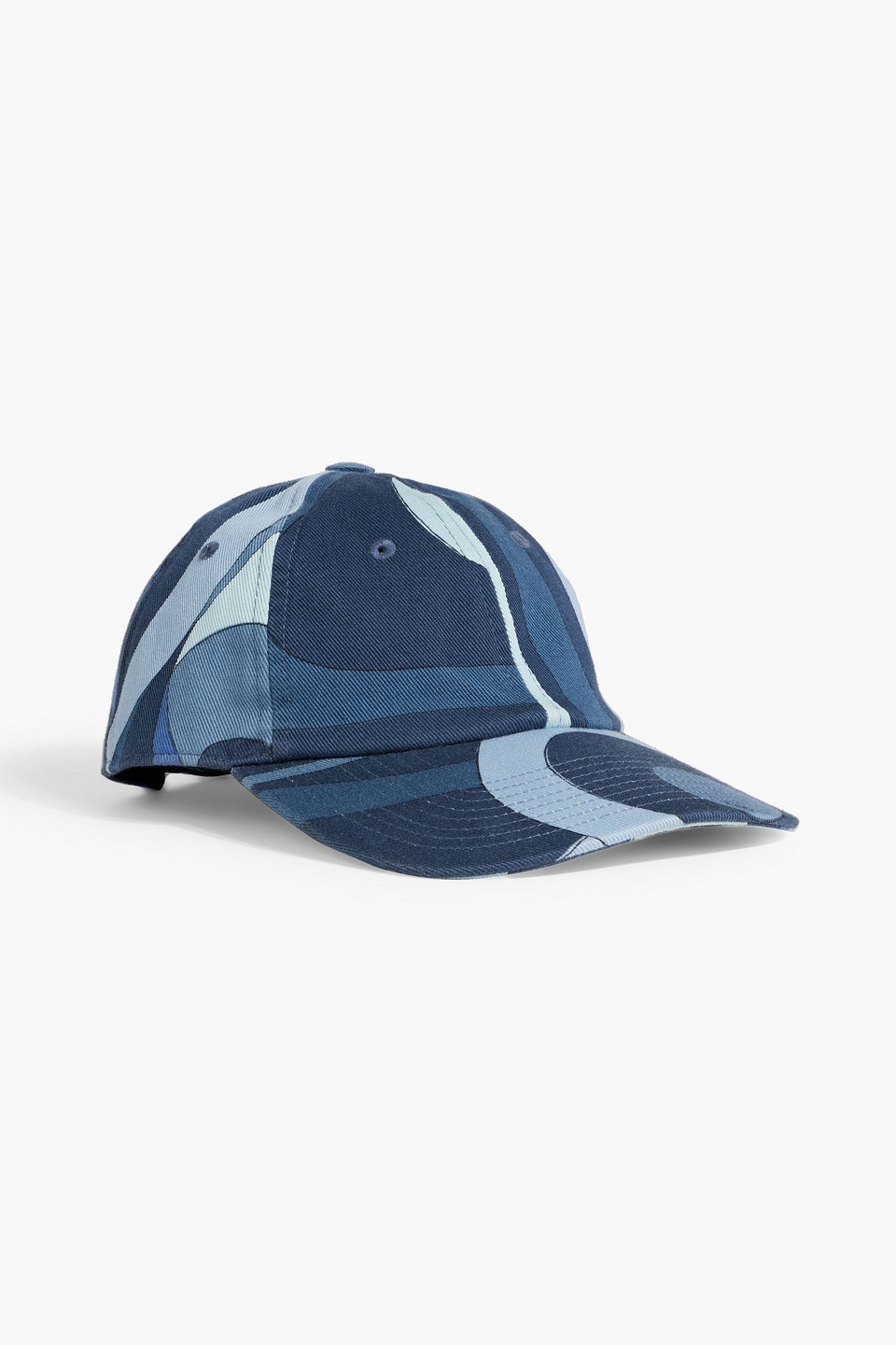 Printed cotton-twill baseball cap