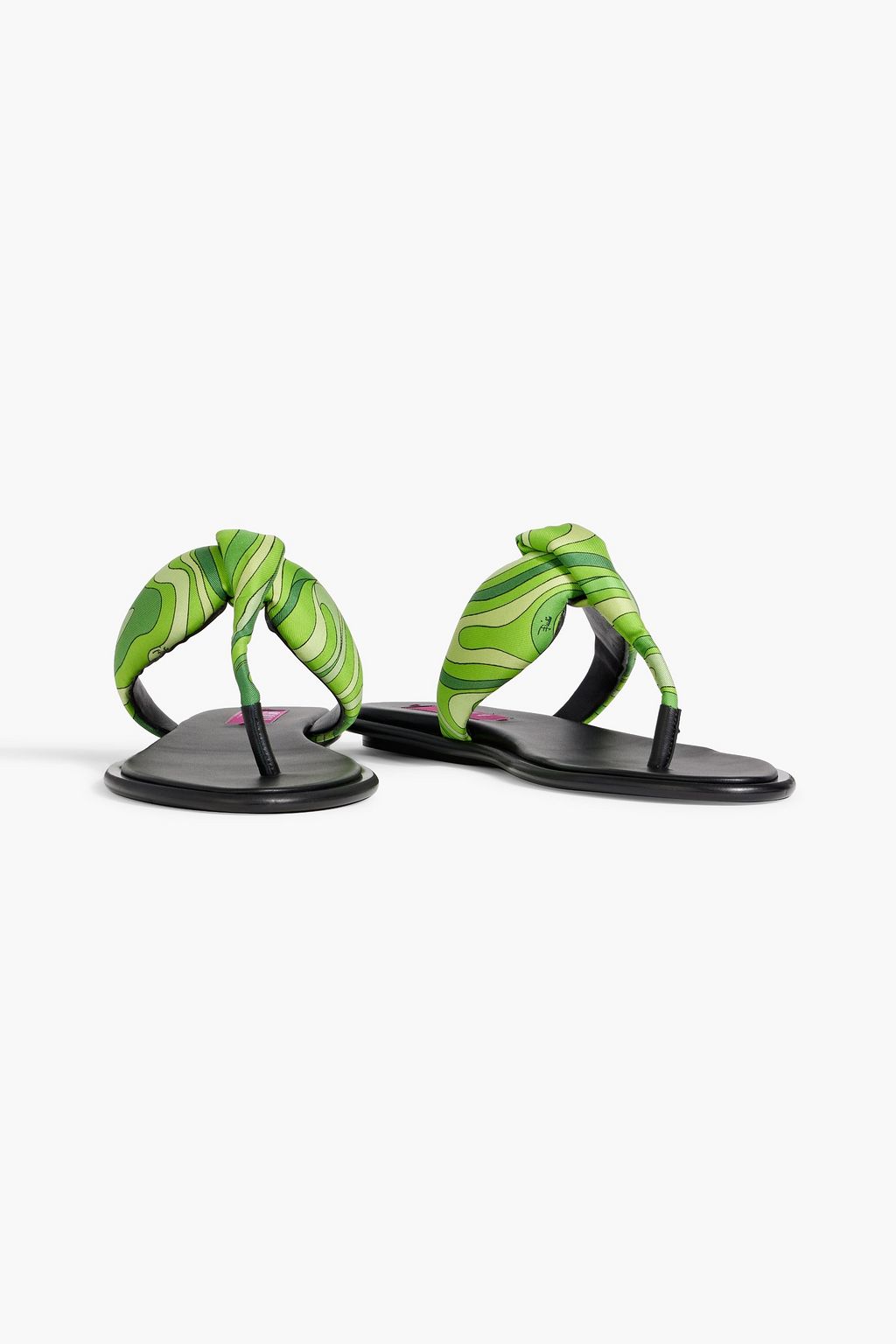 PUCCI Printed padded twill sandals