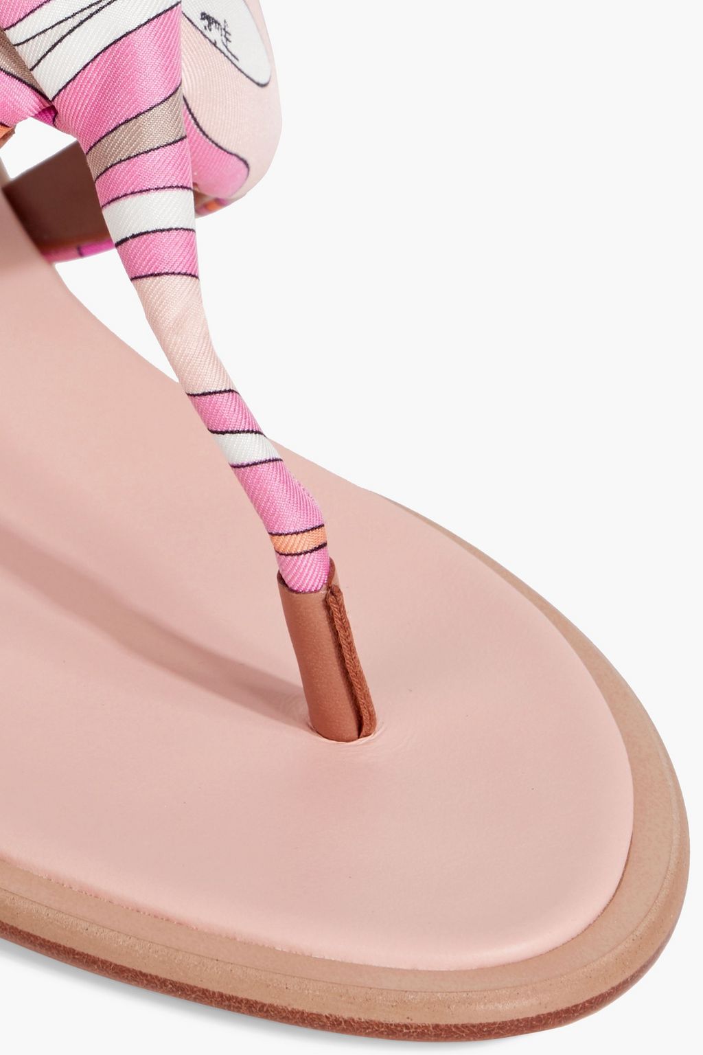 PUCCI Printed padded twill sandals