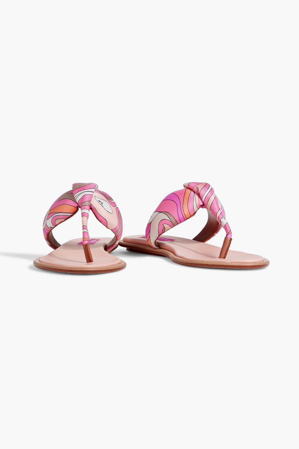 PUCCI Printed padded twill sandals
