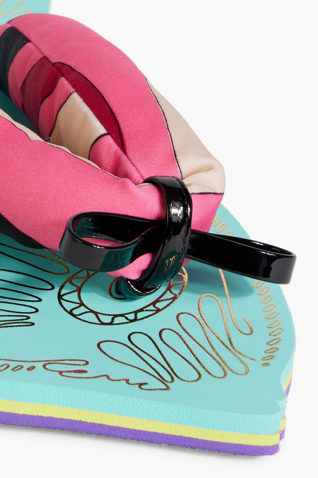 PUCCI Printed neoprene flip flops