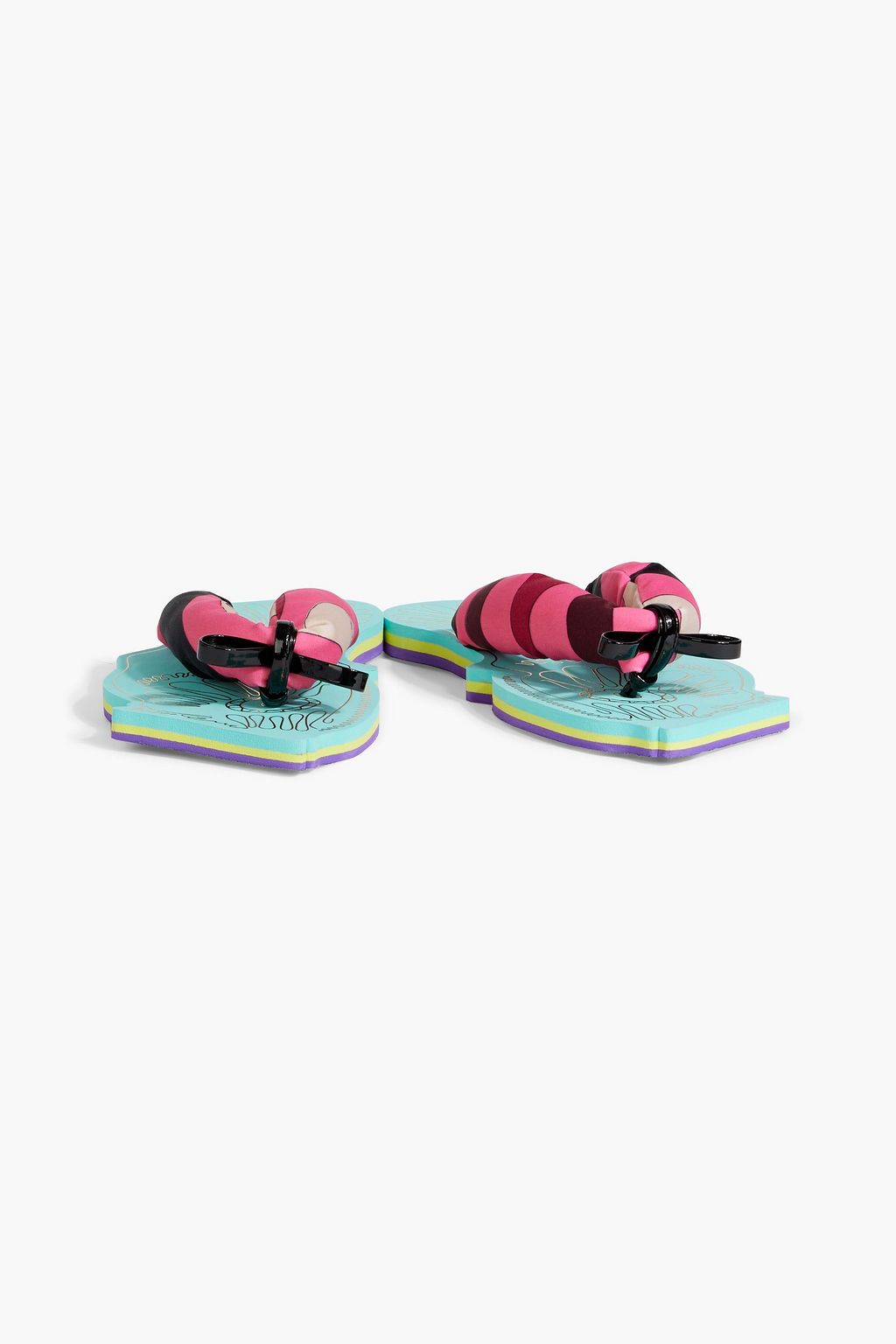 PUCCI Printed neoprene flip flops