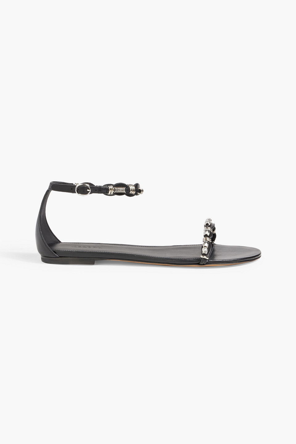 Bijoux embellished leather sandals