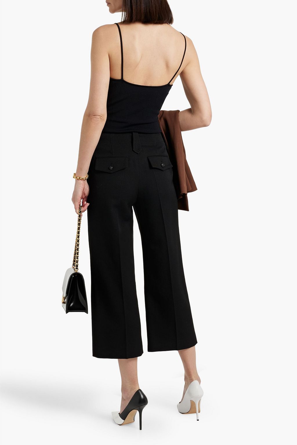 VALENTINO GARAVANI Wool-gabardine culottes