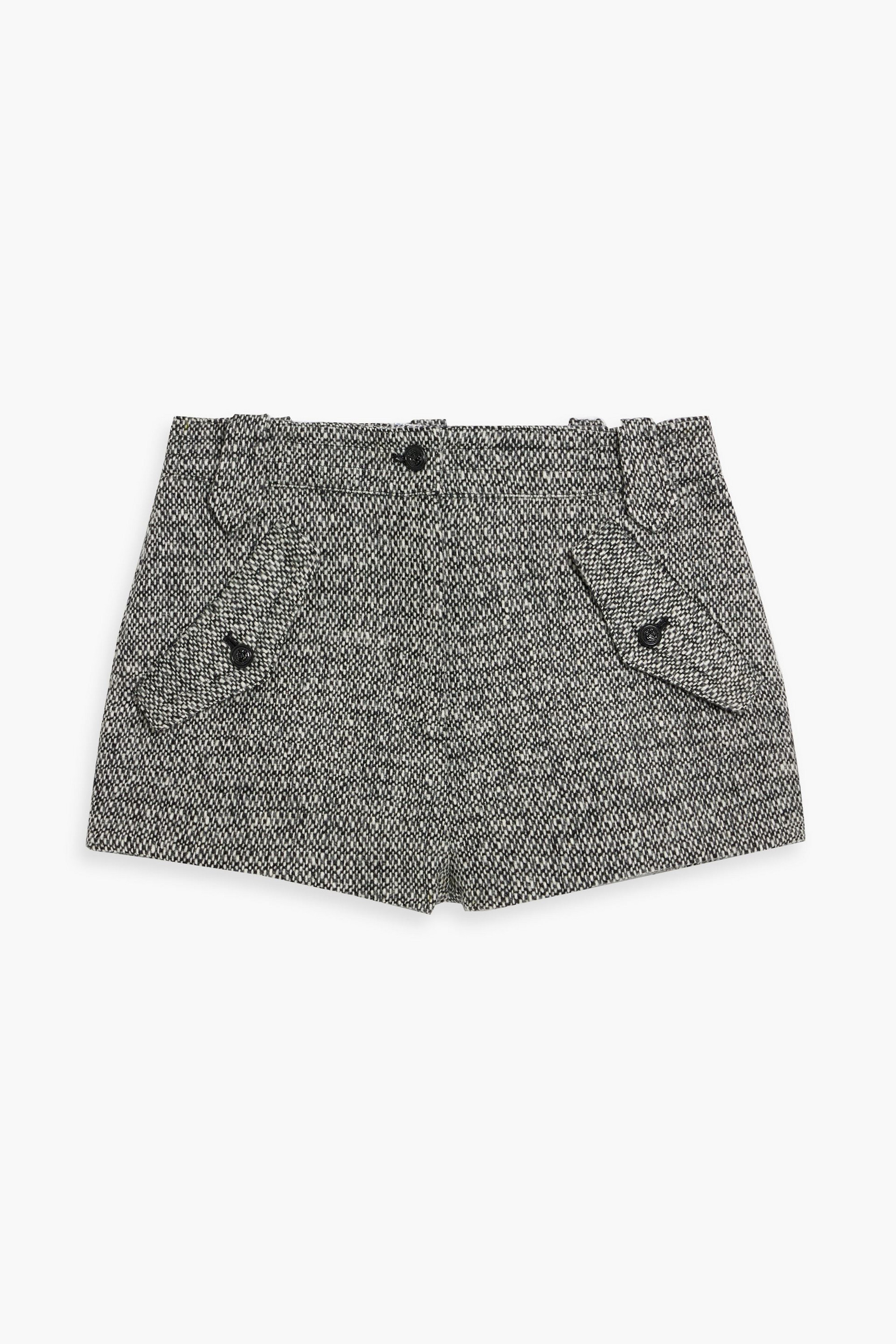 Valentino Garavani Wool-tweed shorts