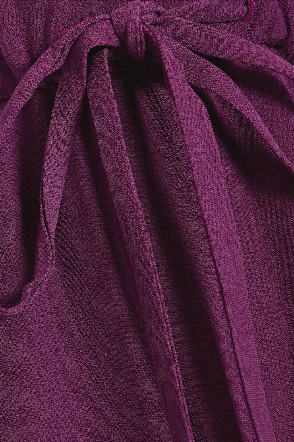 VALENTINO GARAVANI Silk-crepe wide-leg pants