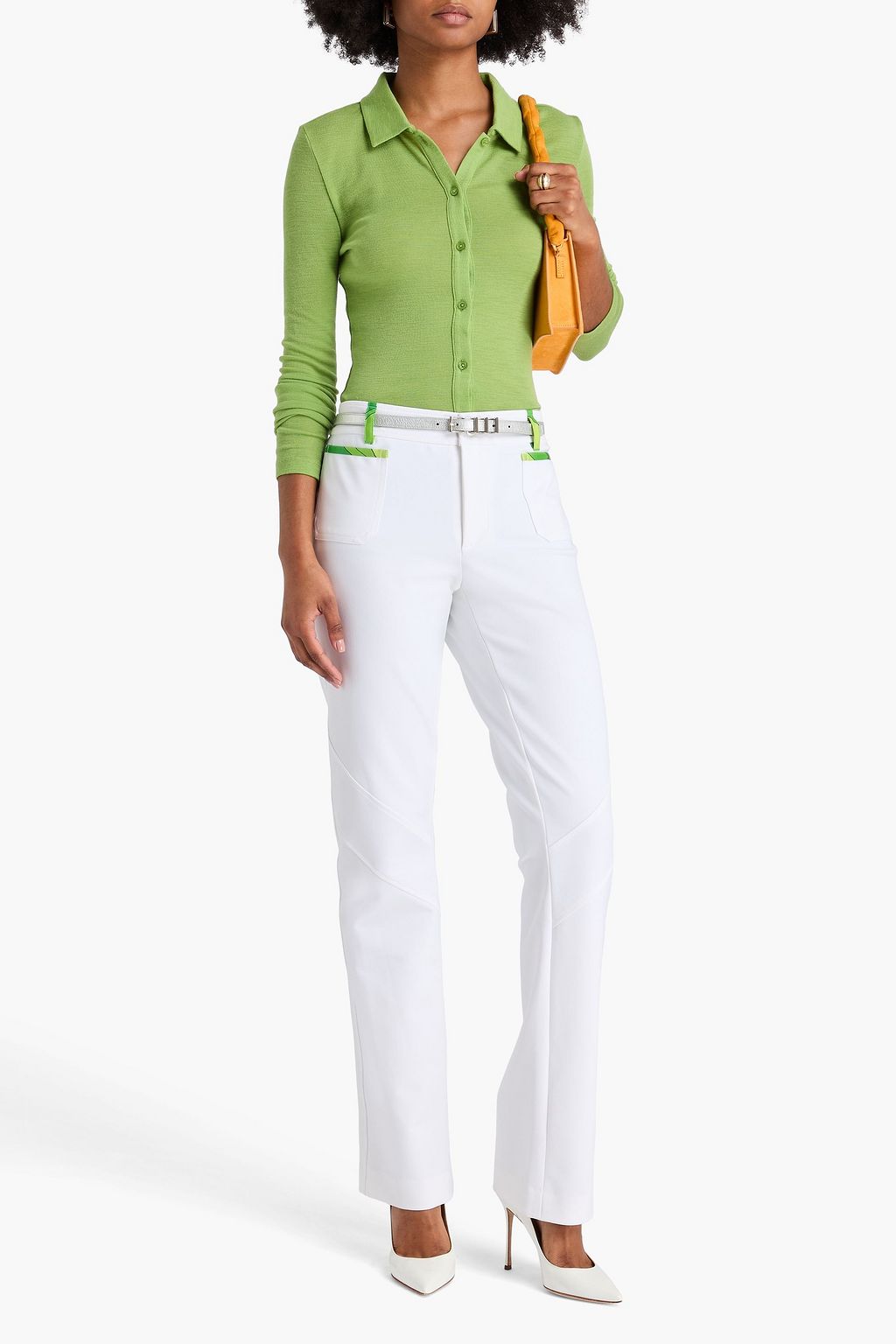 PUCCI Stretch-crepe slim-leg pants