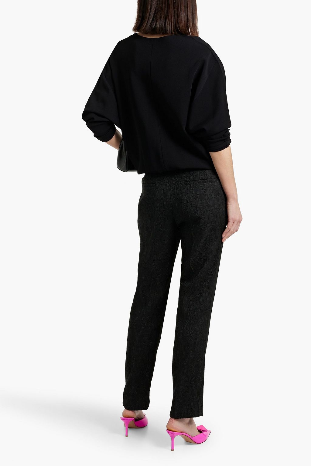 DOLCE&GABBANA Jacquard straight-leg pants