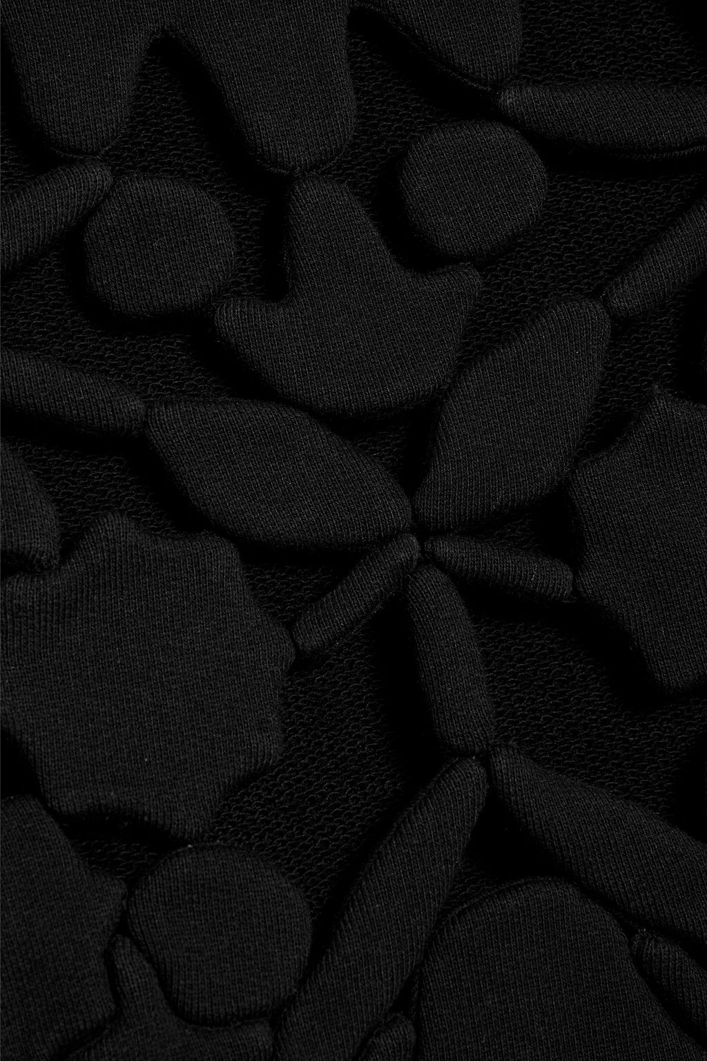 VALENTINO GARAVANI Laser-cut cotton-jersey sweatshirt