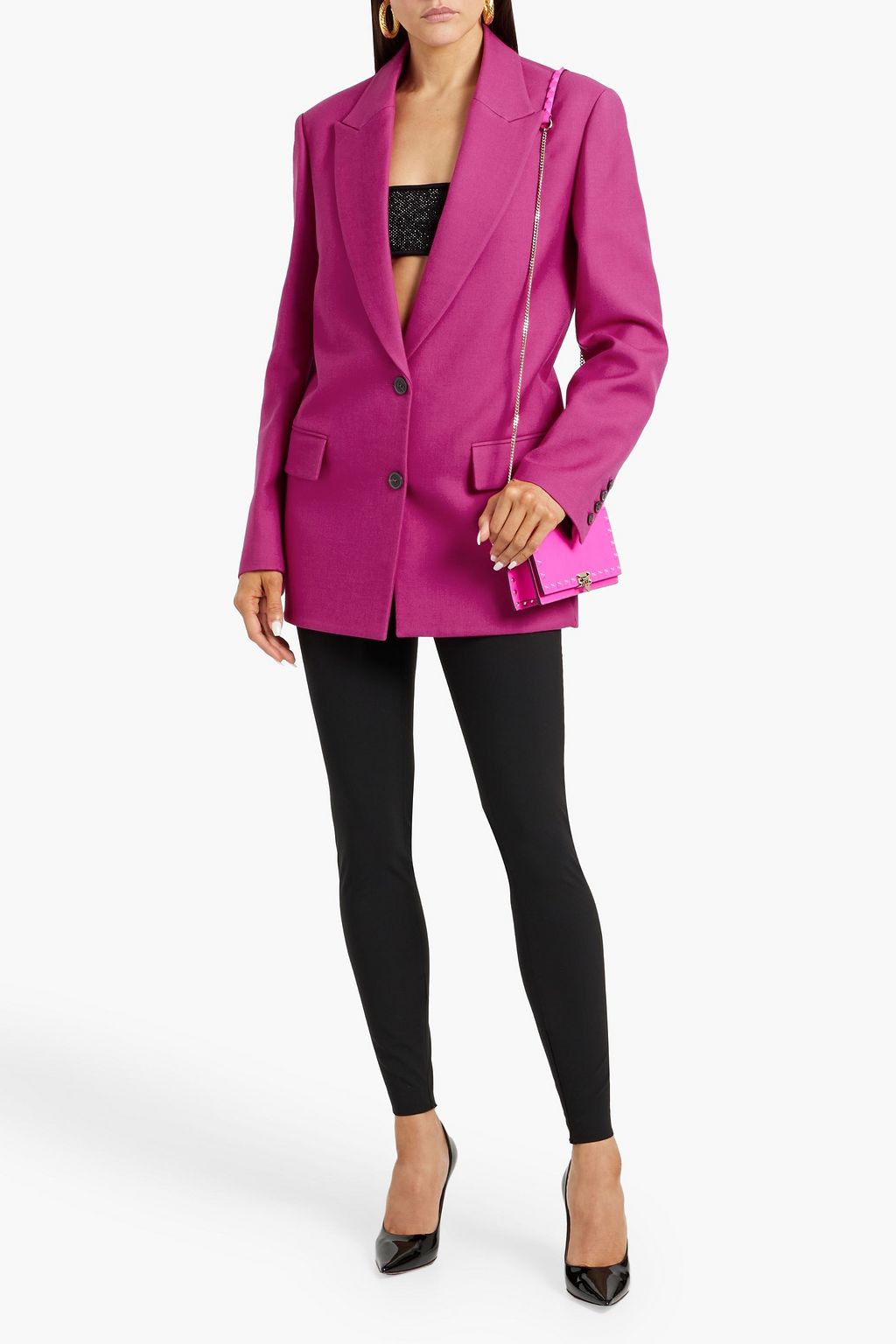 VALENTINO GARAVANI Wool and silk-blend twill blazer