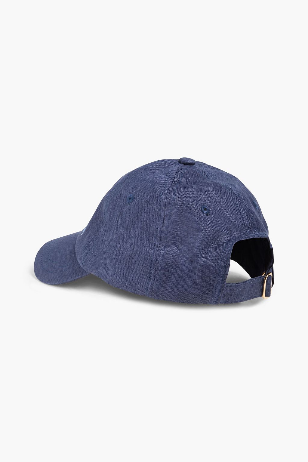 FRESCOBOL CARIOCA Fernando embroidered linen baseball cap