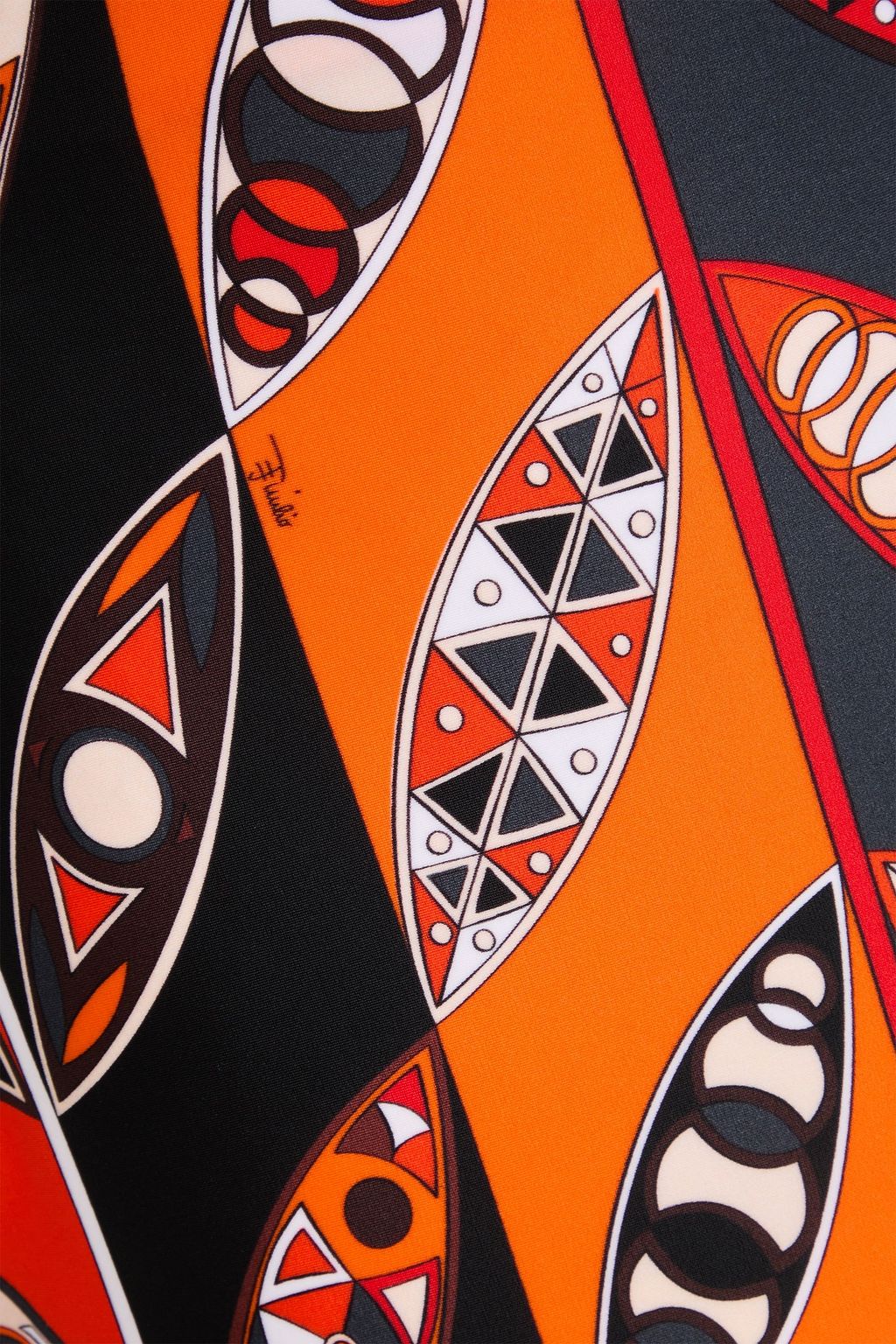 PUCCI Bleistiftrock aus Stretch-Jersey mit Print