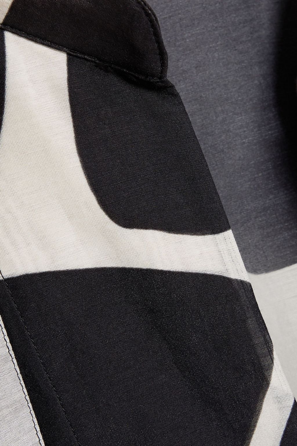 VALENTINO GARAVANI Printed cotton and silk-blend mini dress