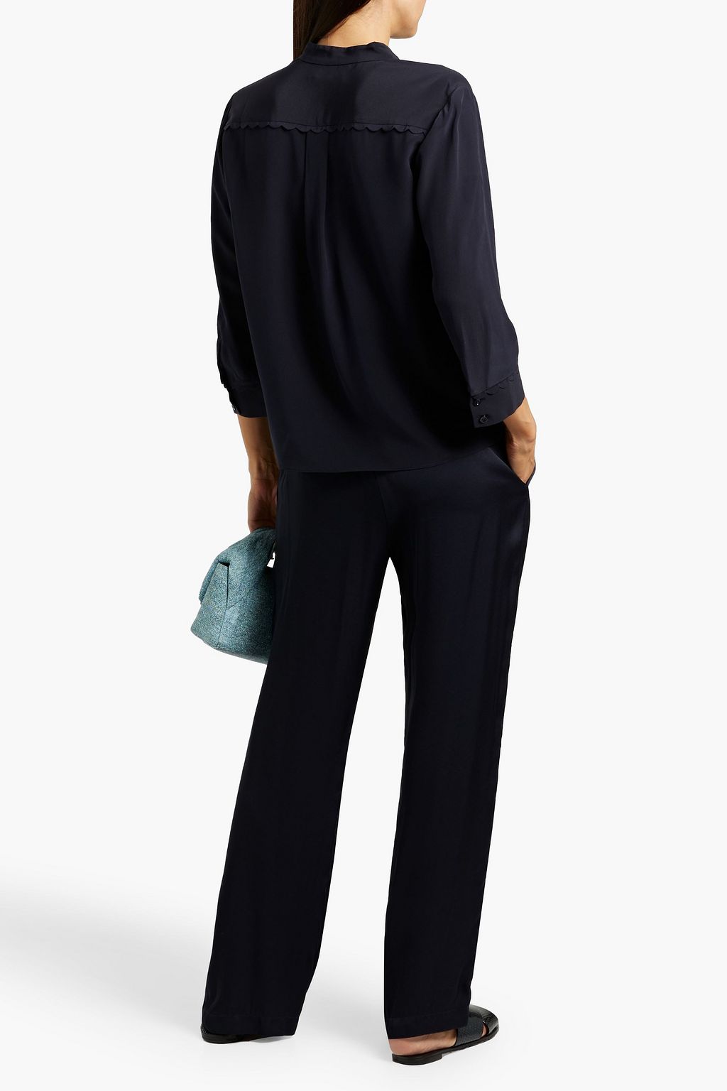 FRAME Silk crepe de chine shirt