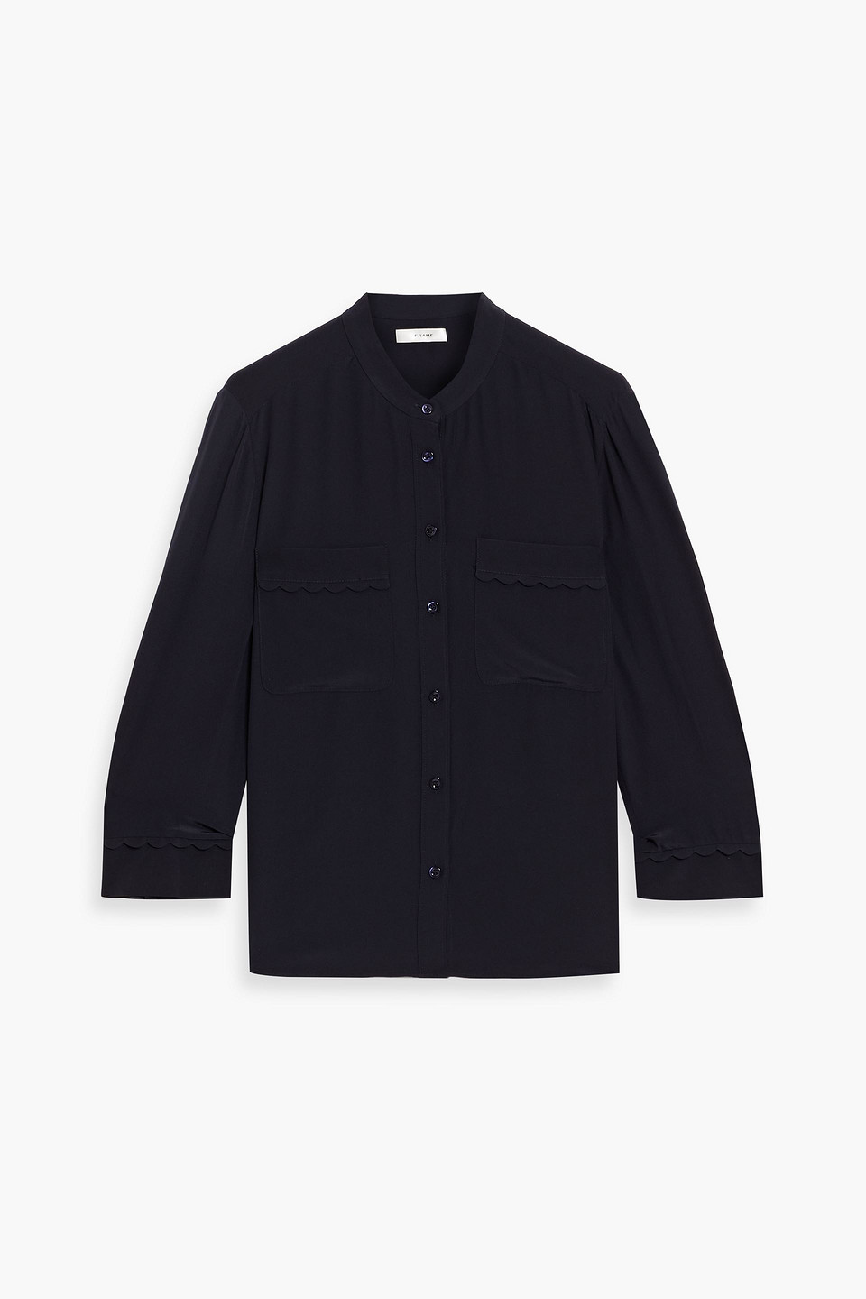 Silk crepe de chine shirt
