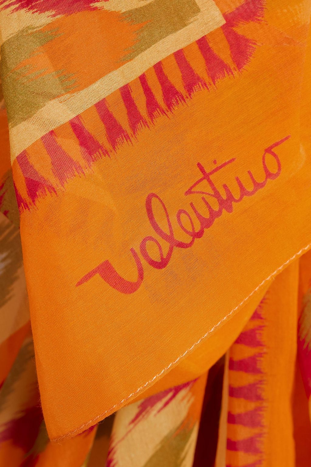 VALENTINO GARAVANI Printed cotton and silk-blend pareo