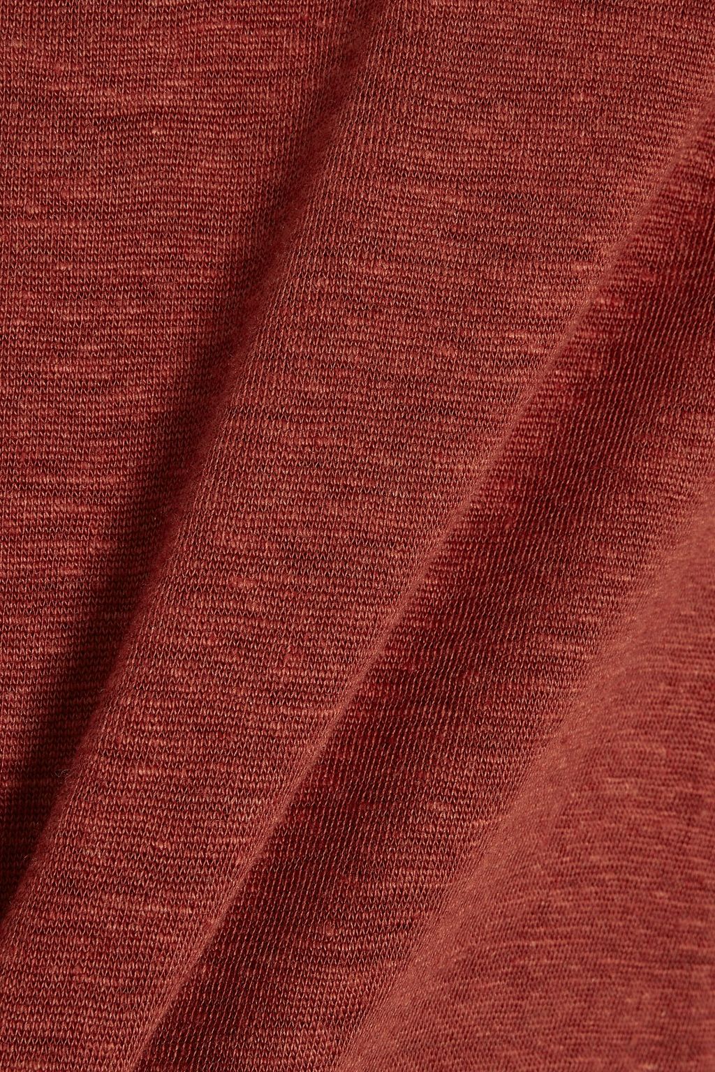 FRAME Linen-jersey T-shirt