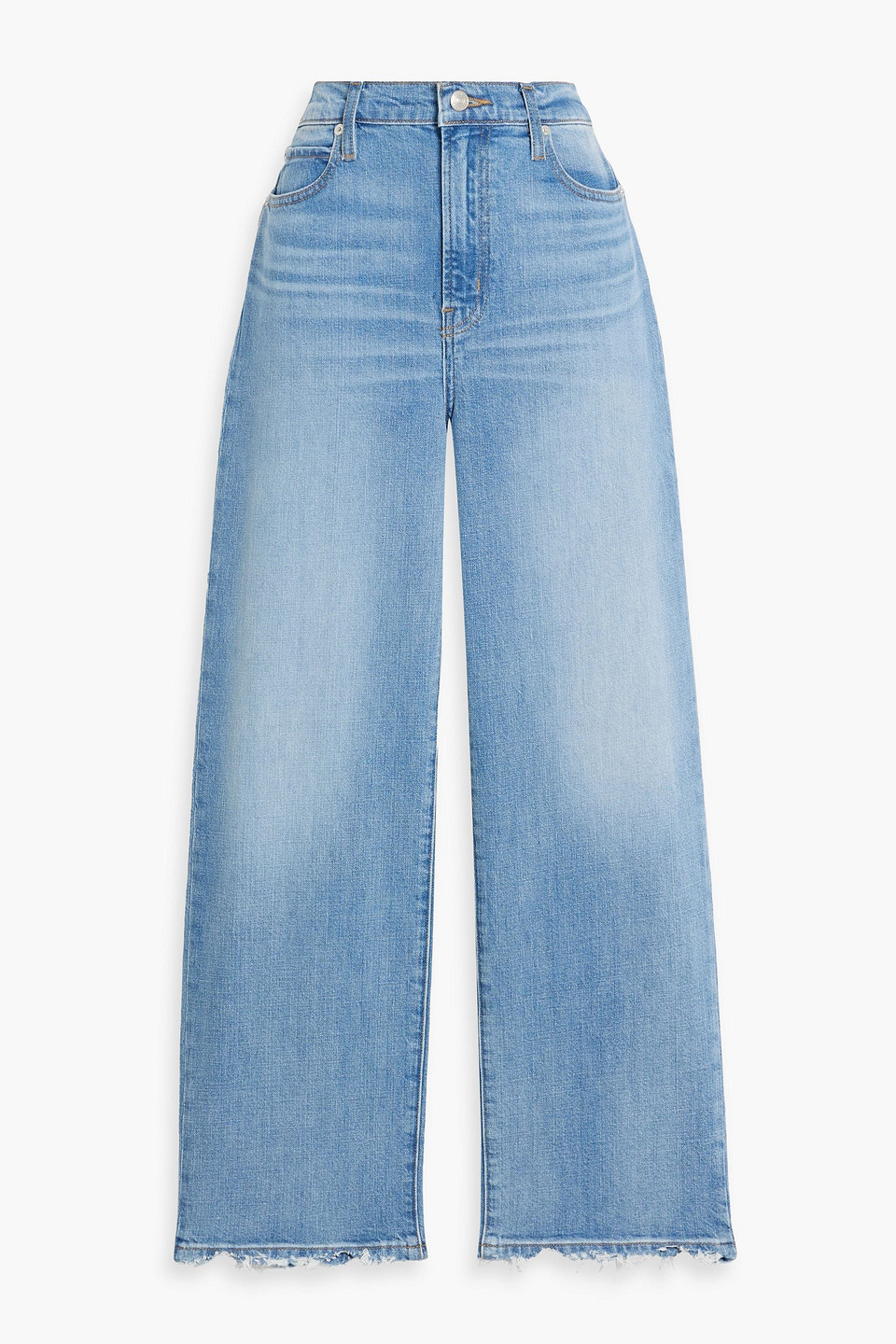 Le Jane cropped high-rise straight-leg jeans