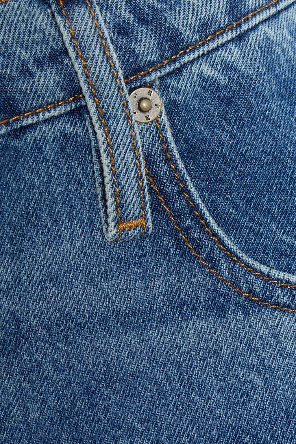 FRAME The Slouchy Straight cropped boyfriend jeans