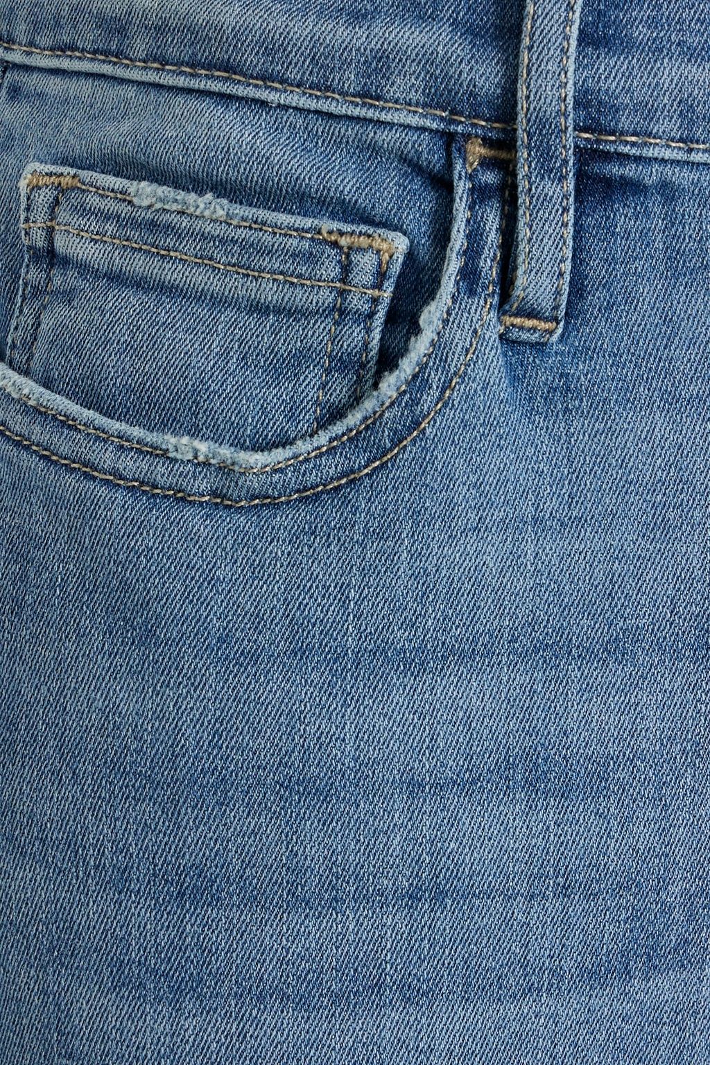 FRAME Le Easy Flare high-rise flared jeans