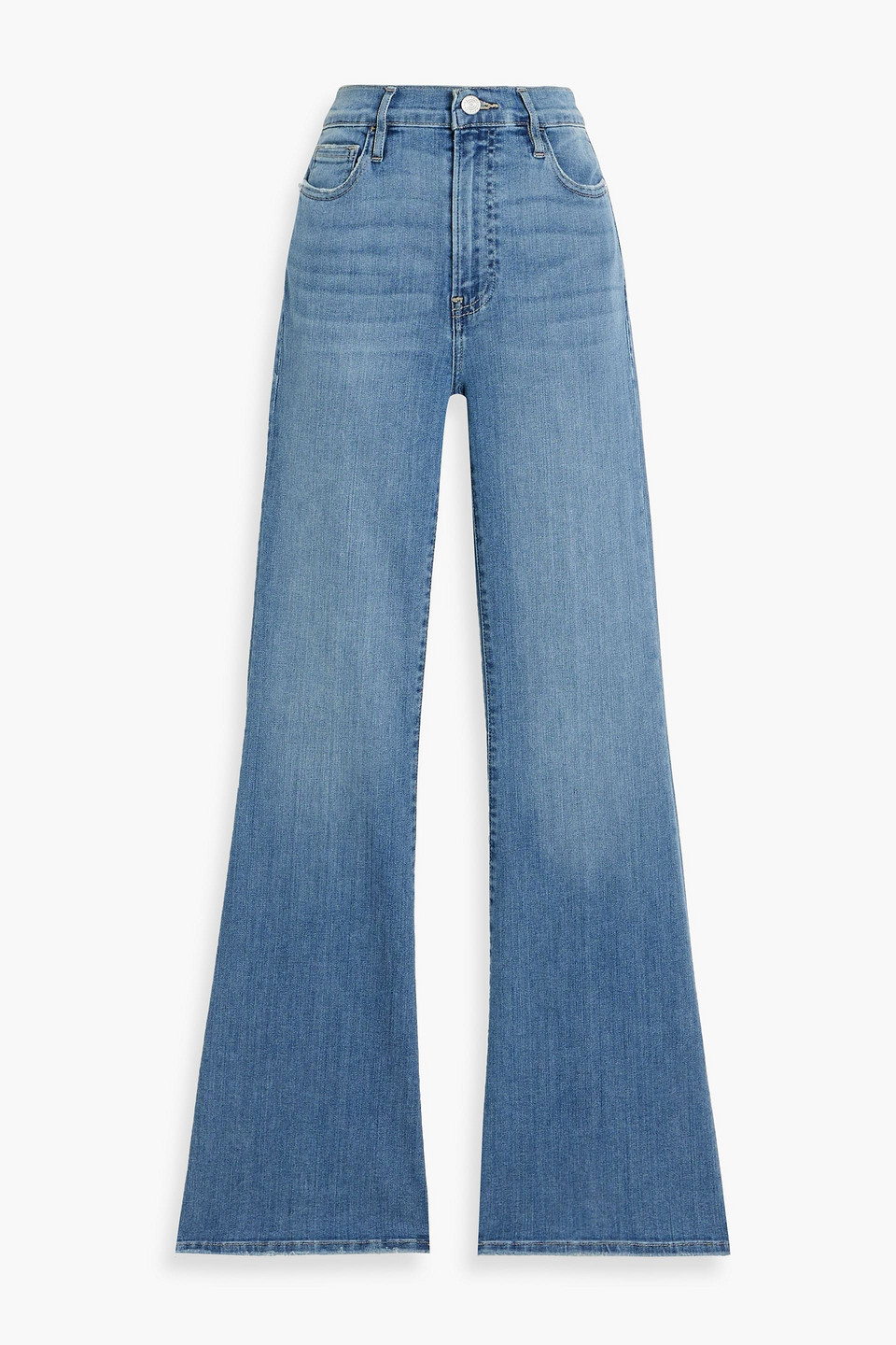 Frame Le Easy Flare High-rise Flared Jeans