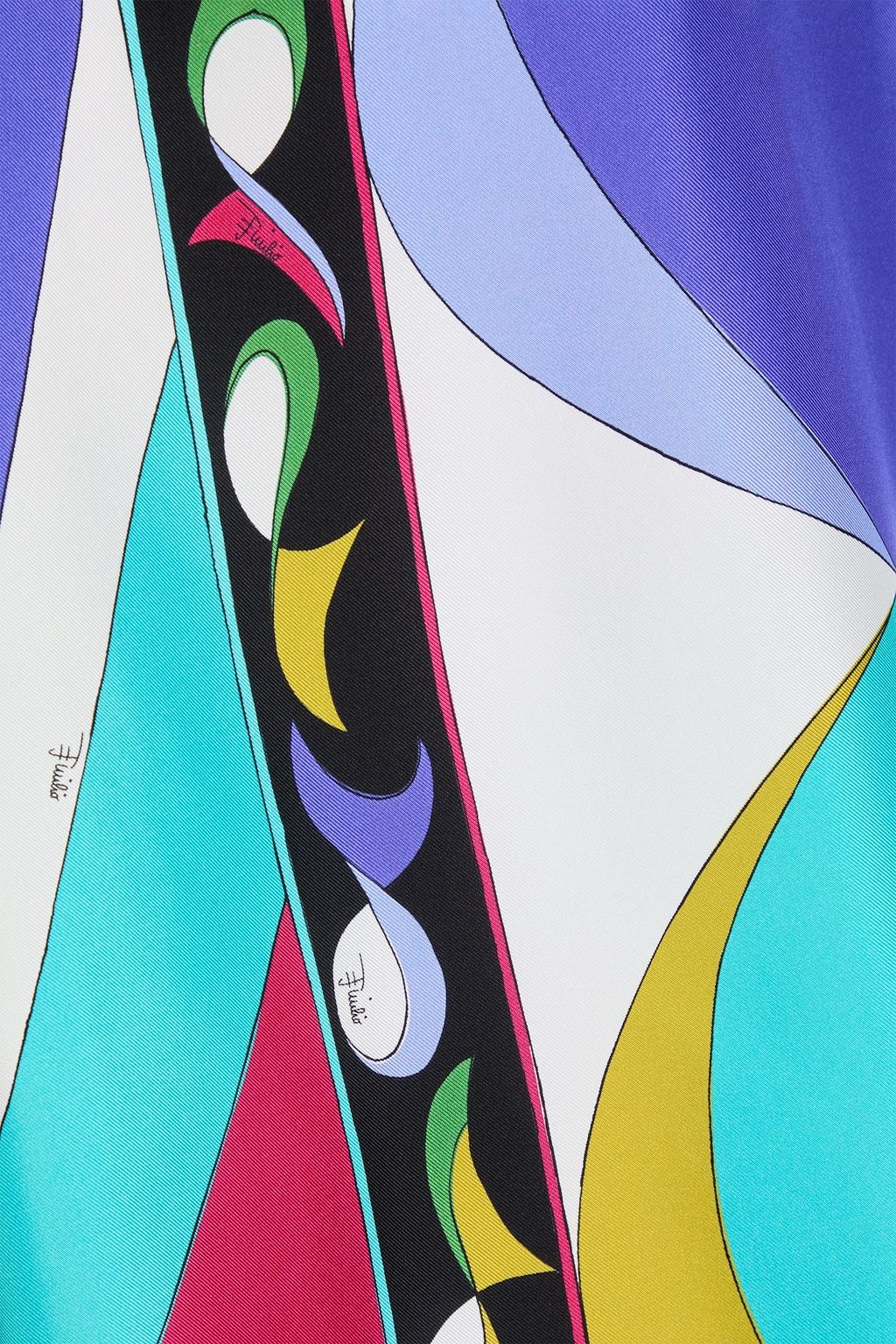 PUCCI Tunika aus Seiden-Twill mit Print