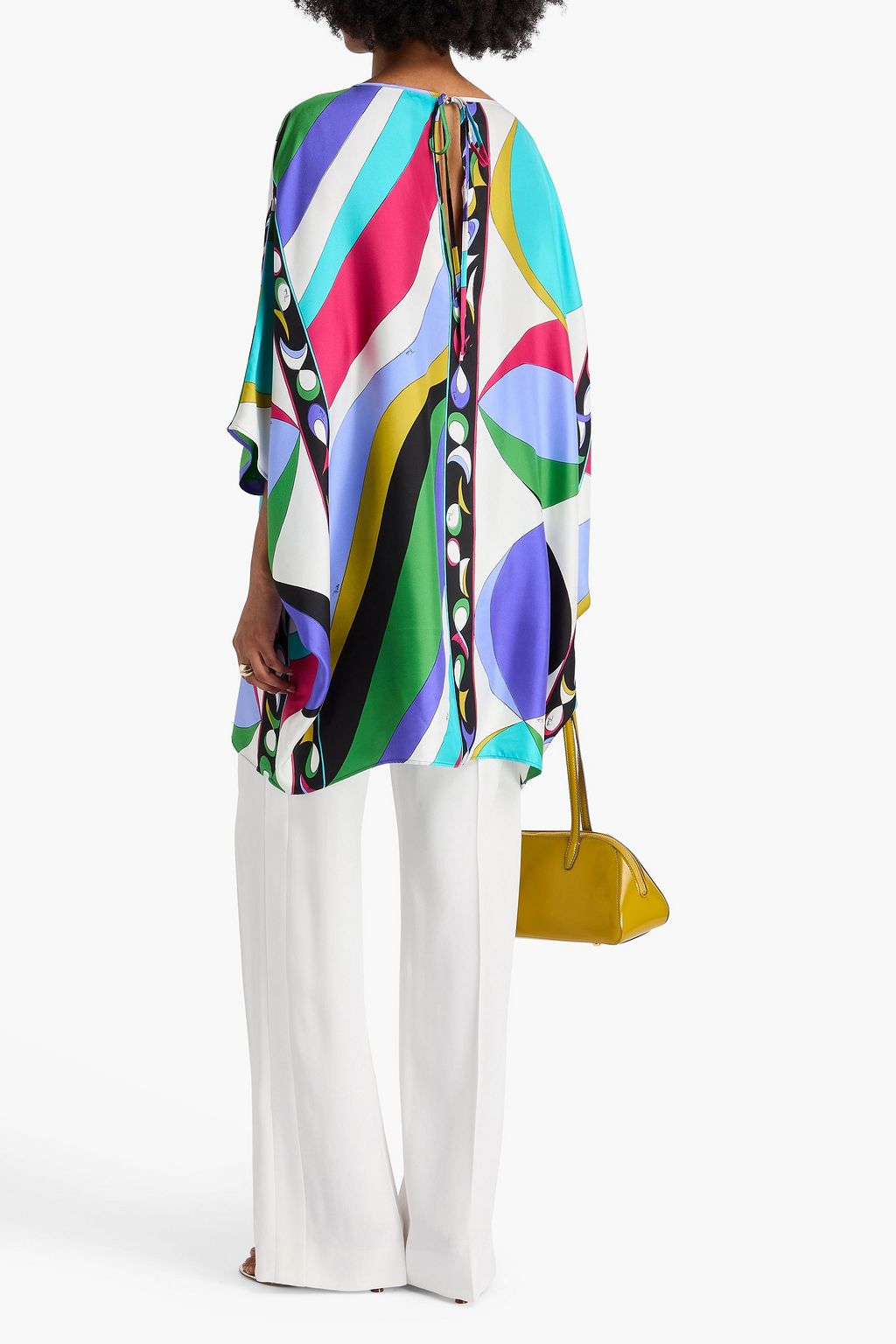PUCCI Tunika aus Seiden-Twill mit Print