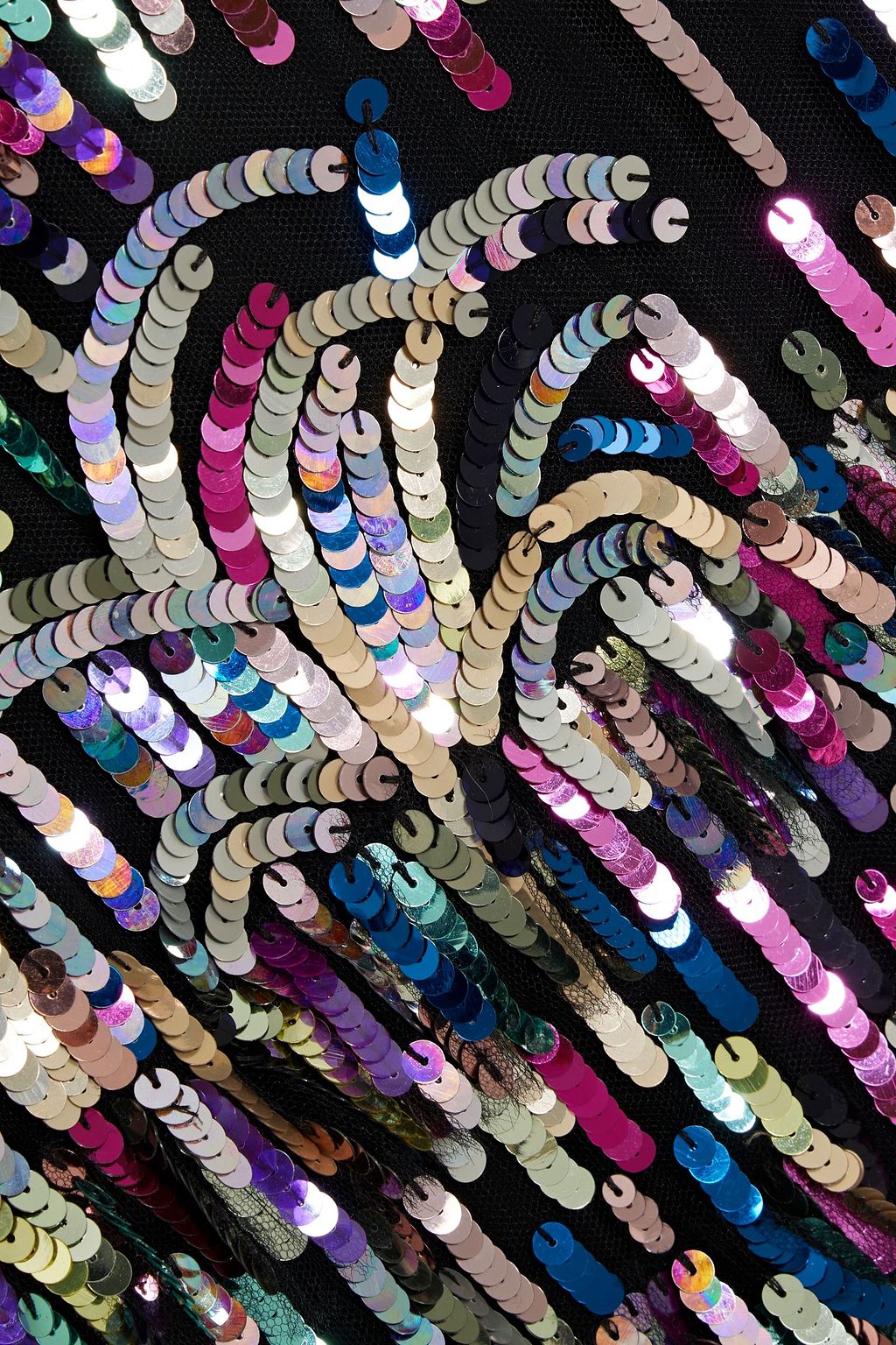 VALENTINO GARAVANI Sequined tulle mini dress