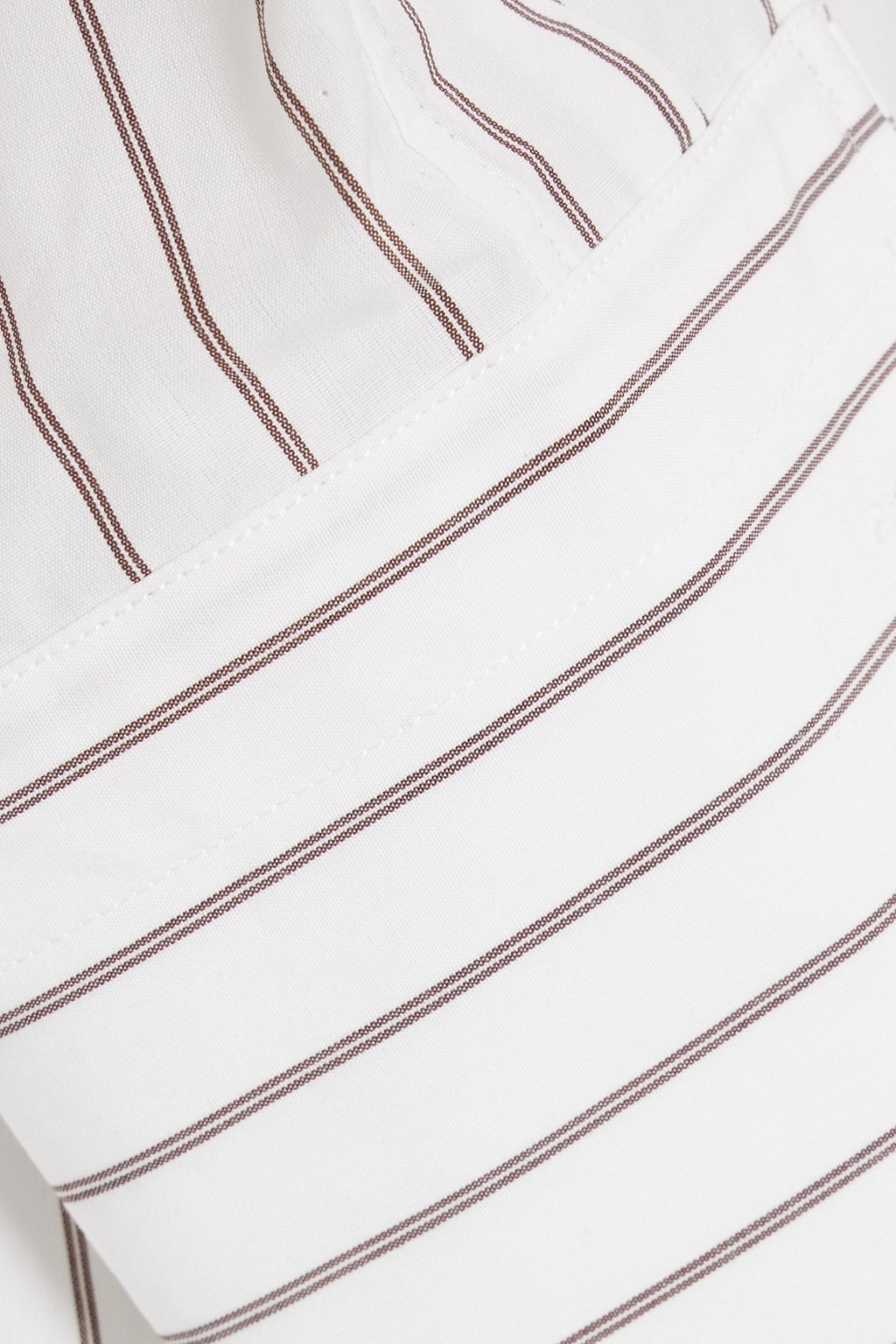 MAISON MARGIELA Striped cotton-poplin shirt