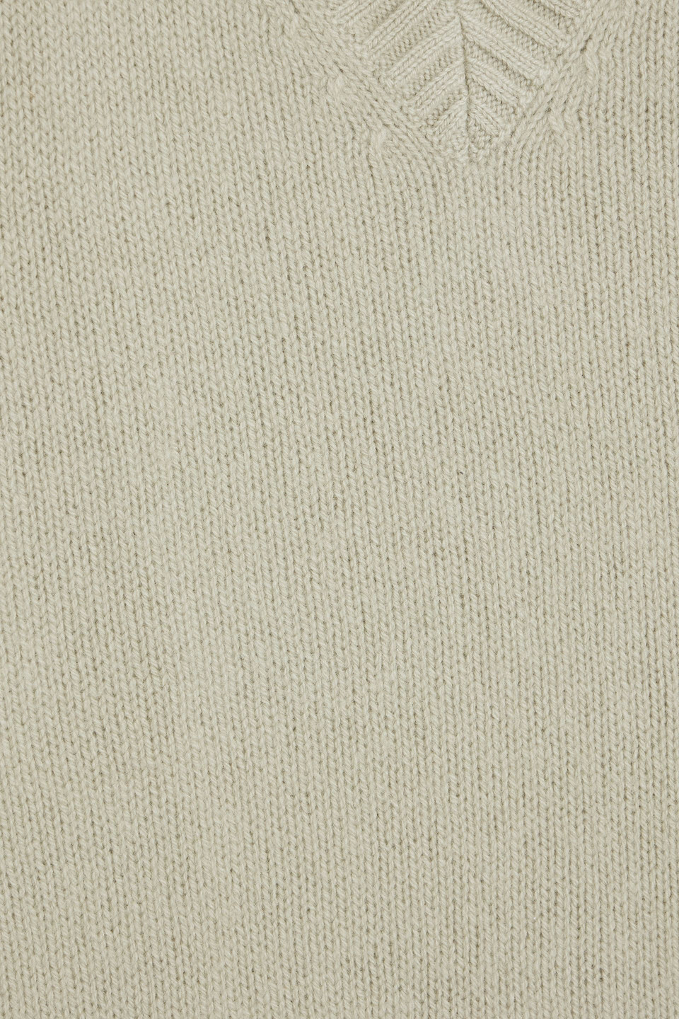 Maison Margiela Wool Knit Sweater Dress In Neutral