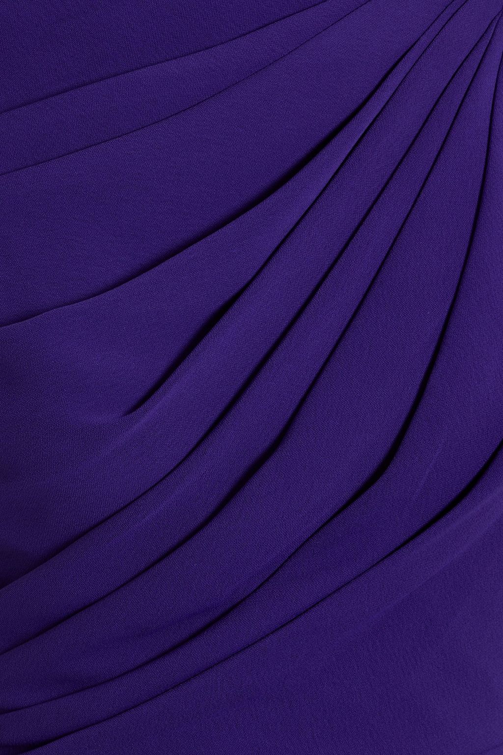 BADGLEY MISCHKA Draped crepe midi dress