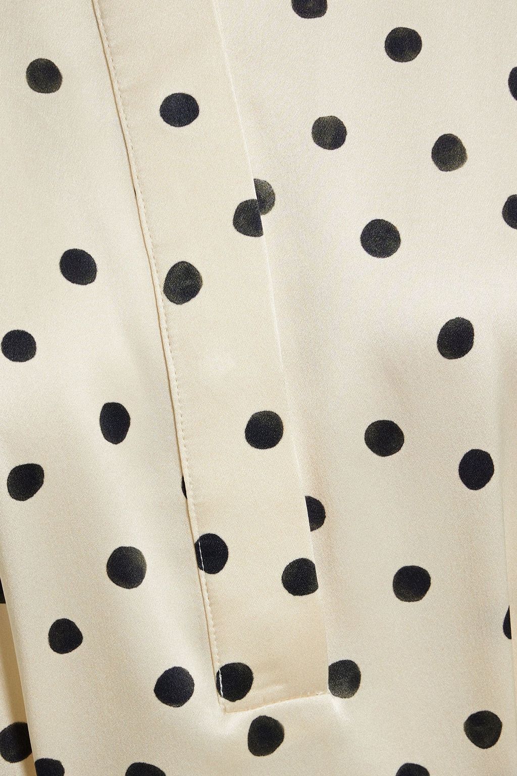 ALTUZARRA Embellished pleated polka-dot silk-satin maxi dress